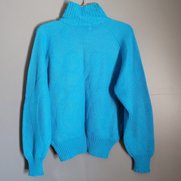 Obermeyer Sport Women's Julie Front Zip High Neck Knitted Sweater. Size M - Picture 4 of 9